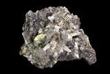 Sphalerite, Pyrite and Quartz Association - Peru #94403-1